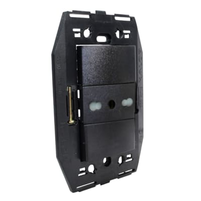 Conjunto Enchufe Simple 10/16a S/Tapa Negro Kalop