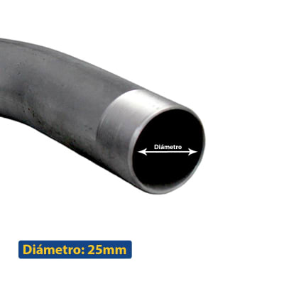 Curva Galvanizada Con Hilo 25mm