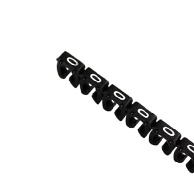 Marca Cable Negro Nº 0 (4,0-6,0 Mm2) Tira 20u1