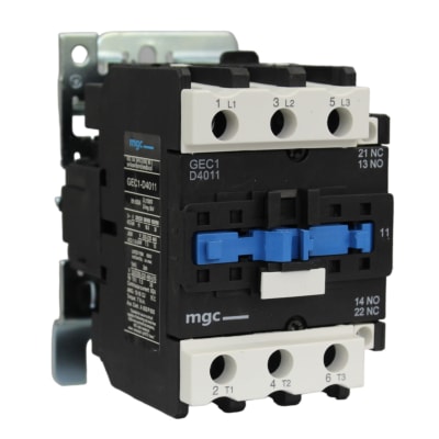 Contactor GEC1 40A Bobina 220VAC AC3 380V 18.5KW 1NO+1NC MGC