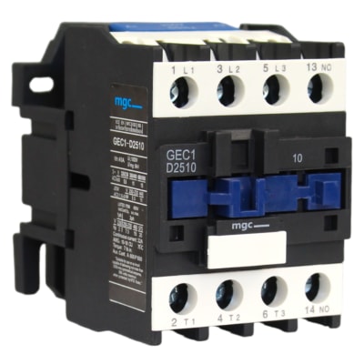 Contactor GEC1 25A Bobina 220VAC 3P AC3 380V 11 KW 1NO MGC1