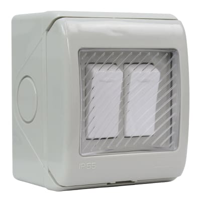 Casquete Hidrobox Interruptor Doble  9/15 LEXO