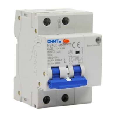 Interruptor+Diferencial AFD 2x20A Curva B 30mA Tipo A Chint