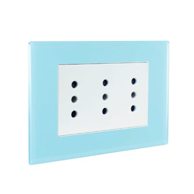 Toma De Corriente TRIPLEX 10A 250V CRYSTAL LEXO