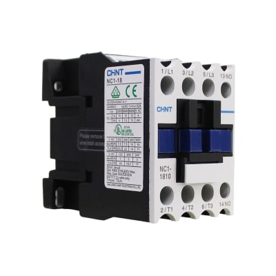 Contactor 18A AC3 3P+1NA 7.5kw Bobina 220vac Nc1 Chint