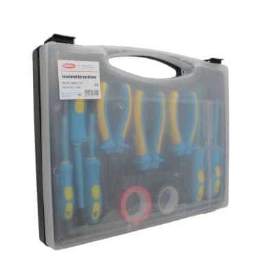 Set Destonilladores y Alicates Aislado 9 Pzas+2 Cintas Tosun1