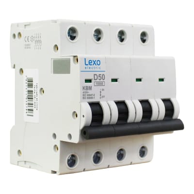 Interruptor Automático KBM 4X50A D 15KA LEXO1
