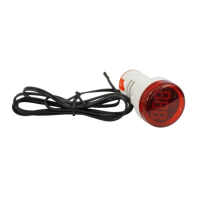 Piloto Led Termometro Rojo 22mm -20-199 °C AC50-380V CNC1