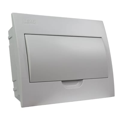 Tablero Embutido L/H Tapa Blanca 12 Circuitos Lexo