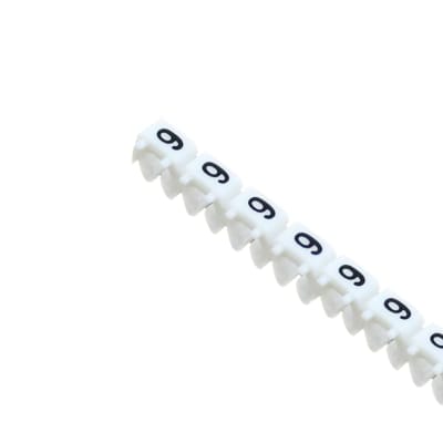 Marca Cable Blanco Nº 9 (4,0-6,0 Mm2) Tira 20u1