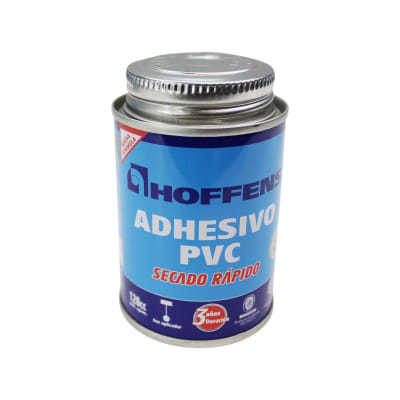 Adhesivo Pvc Lata Secado Rápido 120cc C/Aplicador Hoffens