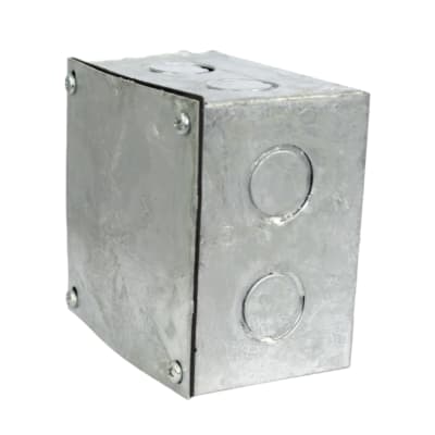 Caja Galva en Caliente A-11 100X100X65 Pre-Picada Tapa y Emp