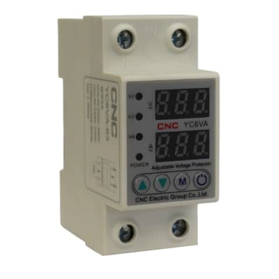 Protector de Voltaje Monofasico 140V-300V AC 63A YC6VA CNC