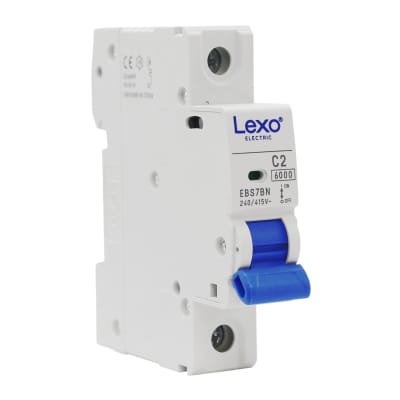 Automático 1x2A 6kA Curva C 240V/415V EBS7BN Lexo