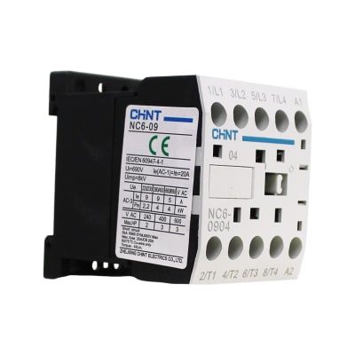 Mini Contactor 4P 9A Ac3 Bobina 220vac NC6 Chint