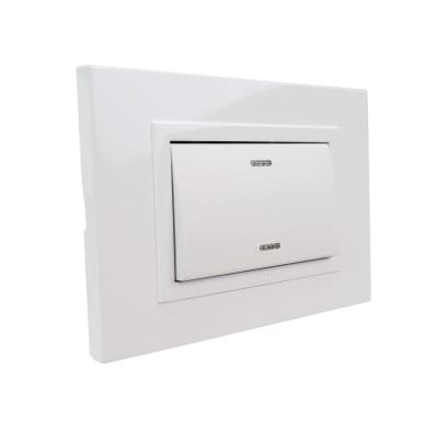 Conj. Interruptor 9/24 Teclon Zen Basic Blanca Kalop Ks41757