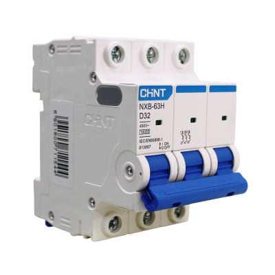 Interruptor Automático MCB 3P 32A Curva D 10kA Chint