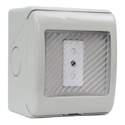 Casquete hidrobox Tomacorriente Simple 10A LEXO