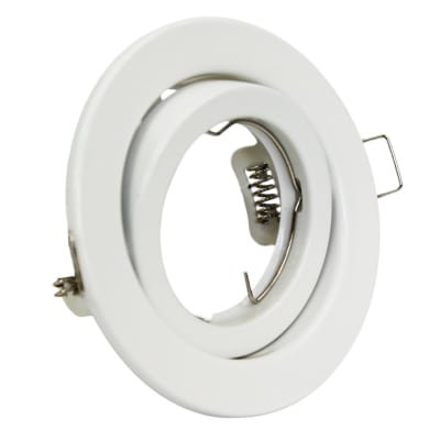 Foco Embutido GU10 Basculante 220V Blanco Stanford1