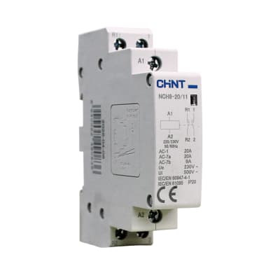 Contactor Modular 20a AC1 (1NA+1NC) Bobina 230Vac Chint