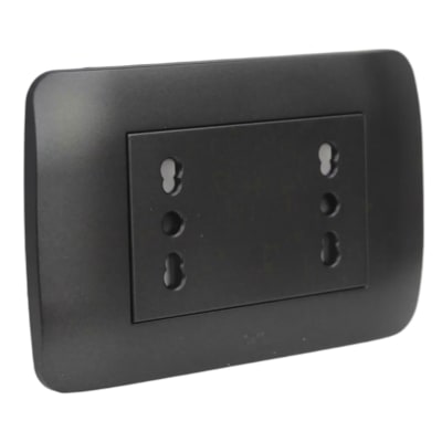 Toma Corriente DÚPLEX 10/16A 250V Grafito LEXO1