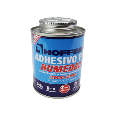 Adhesivo Pvc Humedad Lata 240cc Hoffens1