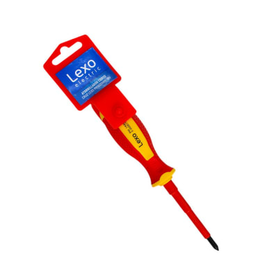 Atornillador Aisladio Corto Cruz Ph2x80mm 1000v Lexo1