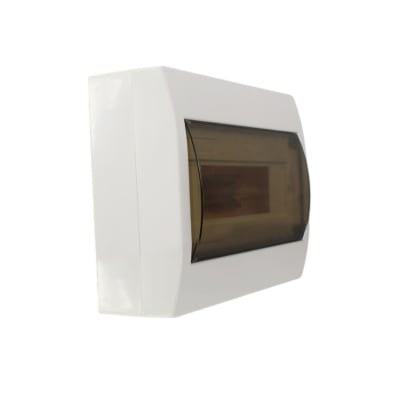 Tablero Sobrepuesto L/H 12cc Puerta Transparente Mgc
