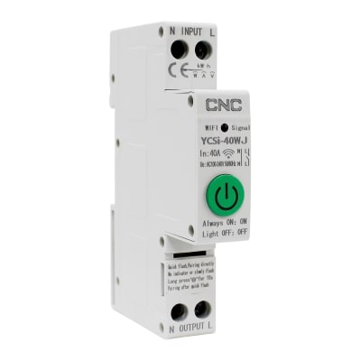 Interruptor Wifi Pro 1p+N 40a 240vac App Tuyasmart Cnc1