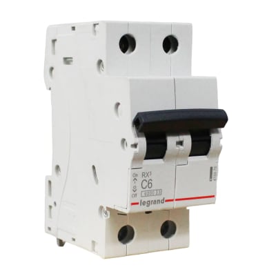 Interruptor Automático MCB 2P 6A Curva C 6kA Legrand