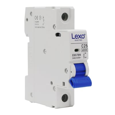 Automático 1x25A 6kA Curva C 240V/415V EBS7BN Lexo