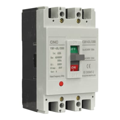 In. Automático moldeado trifásico 3x63a 35ka CNC