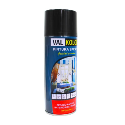 Pintura Spray Negro Brillante