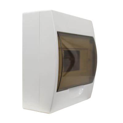 Tablero Sobrepuesto L/H 8cc Puerta Transparente Mgc