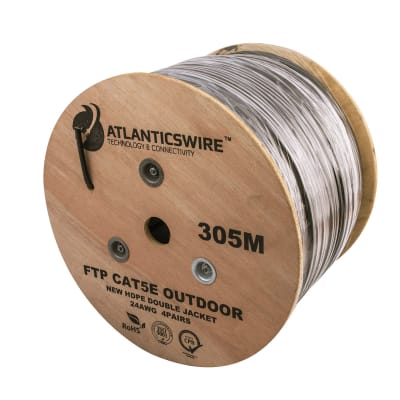 Cable Ftp Exterior Cat5E 24Awg Aw X 305Mts
