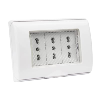 Hydrobox Embutido Con Enchufe Triple 10/16A Stanford