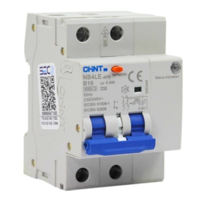 Interruptor+Diferencial AFD 2x16A Curva B 30mA Tipo A Chint