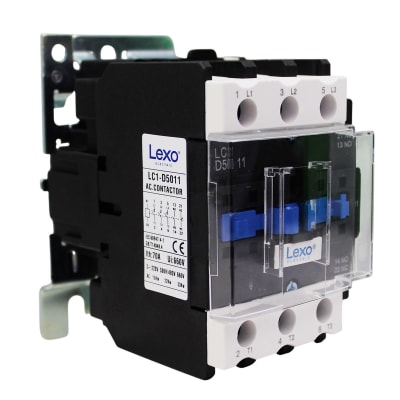 Contactor D5011M7 50A 1NO+1NC IP20 Lexo1