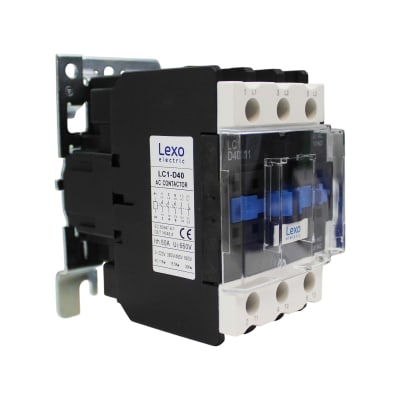 Contactor D4010M7 40A 1NO+1NC IP20 Lexo1