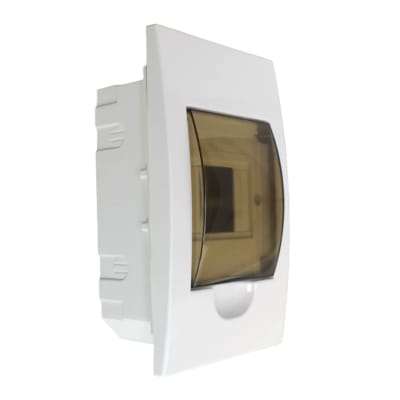 Tablero Embutido L/H 4cc Puerta Transparente Mgc