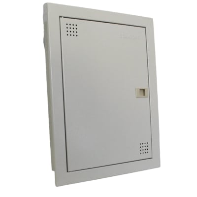 Caja Pau Embutida 400x300x80 IK10 IP22 RAL7035 Stanford