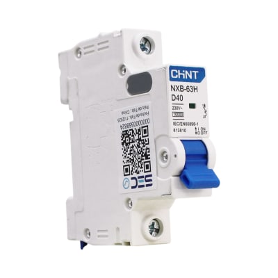 Interruptor Automático MCB 1P 40A Curva D 10kA Chint