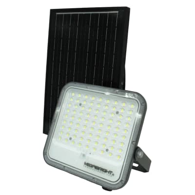 Proyector Led Solar 100w Con Panel Solar Megabright