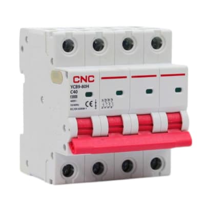 Interruptor Automático MCB 4P 40A Curva C 10kA Cnc