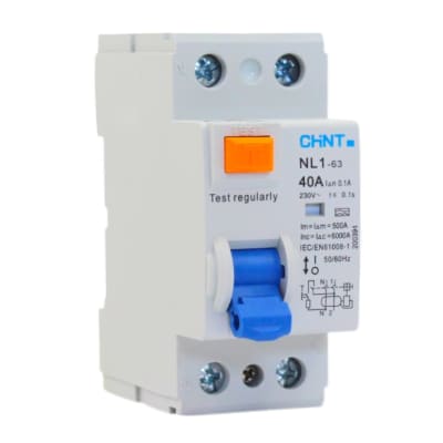 INTERRUPTOR DIFERENCIAL 2X40A 100mA CHINT