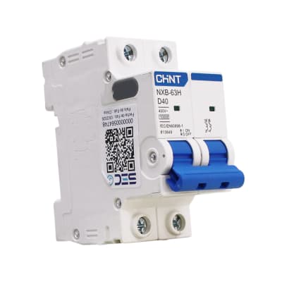 Interruptor Automático MCB 2P 40A Curva D 10kA Chint