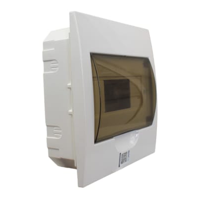 Tablero Embutido L/H 8cc Puerta Transparente Mgc1