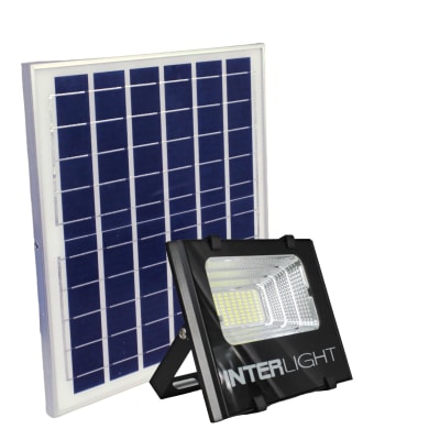 Proyector Led Solar+Panel Solar 25W Interlight MEGABRIGHT