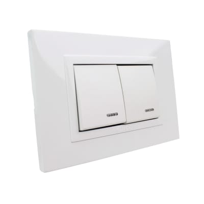 Conj. Interruptor 9/15 Teclon Zen Basic Blanca Kalop Ks41751