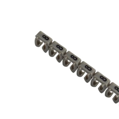 Marca Cable Gris Nº 8 (4,0-6,0 Mm2) Tira 20u1